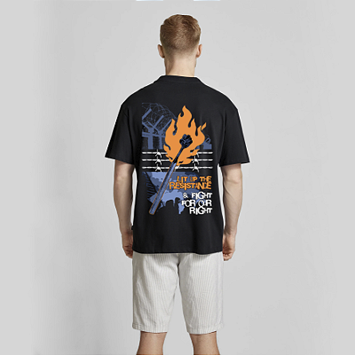 Camiseta Streetwear Masculina 100% Algodão Fio 30.1 - GUN NATION 21