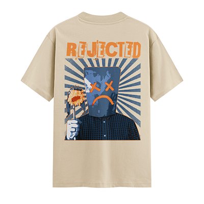 Camiseta Streetwear Masculina 100% Algodão Fio 30.1 - REJECTED 23