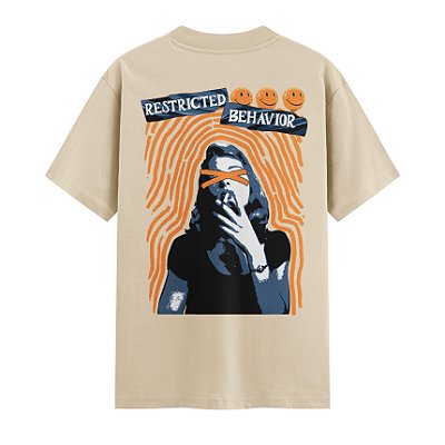 Camiseta Streetwear Masculina 100% Algodão Fio 30.1 - RESTRICTED BEHAVIOR 24