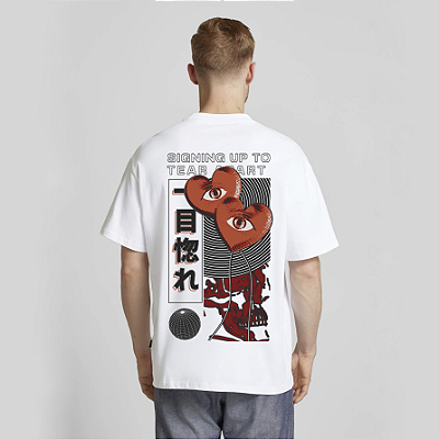 Camiseta Streetwear Masculina 100% Algodão Fio 30.1 - SIGNING 37