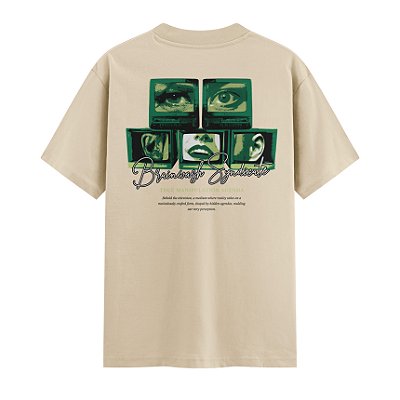 Camiseta Streetwear Masculina 100% Algodão Fio 30.1 - BRAINWASH 41