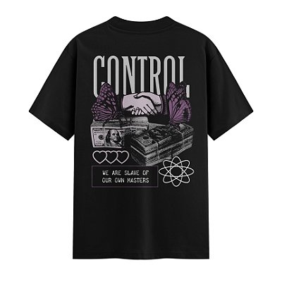 Camiseta Streetwear Masculina 100% Algodão Fio 30.1 -  CONTROL 44