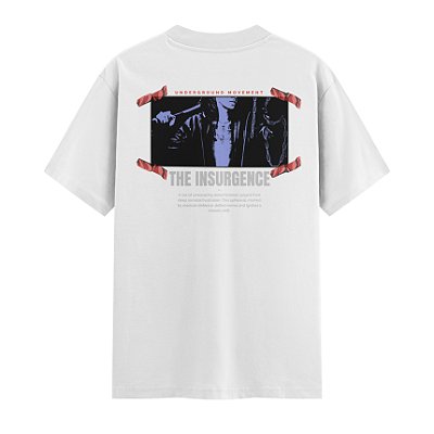 Camiseta Streetwear Masculina 100% Algodão Fio 30.1 - INSURGENCE 50