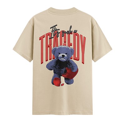 Camiseta Streetwear Masculina 100% Algodão Fio 30.1 - TRAGEDY 54