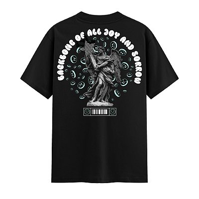 Camiseta Streetwear Masculina 100% Algodão Fio 30.1 - JOY AND SORROW 80