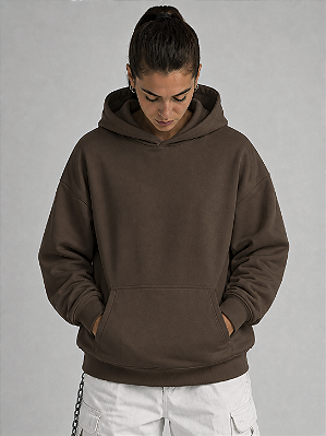 Moletom Feminino Canguru Liso