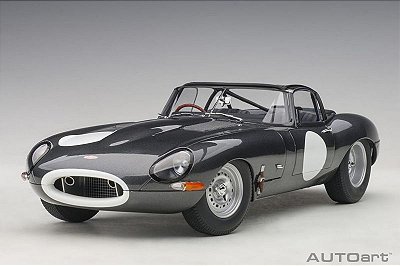 Jaguar Lightweight  E-Type 1:18 Autoart Cinza