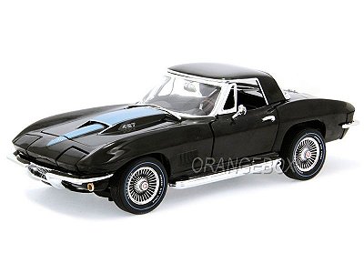 Chevrolet Corvette 427 Tuxedo 1967 (MCACN) Autoworld 1:18 Preto