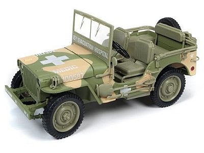 Jeep Willys  MB WWII Medic Army 1941 Autoworld 1:18