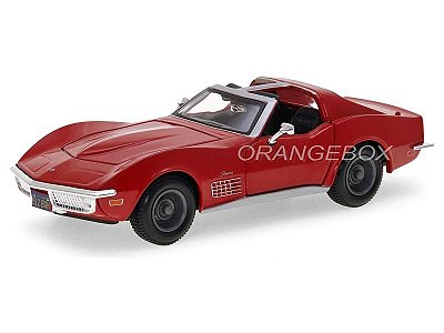 Corvette 1970 1:24 Maisto Vermelho