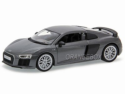 Audi R8 V10 Plus Red Special Edition Maisto 1:24 Cinza