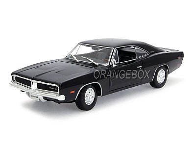 Dodge Charger R/T 1969 Maisto 1:18 Preto