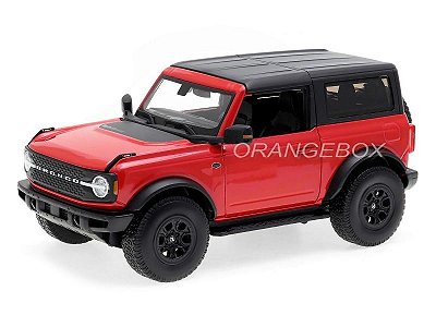 Ford Bronco Wildtrak 2021 1:18 Maisto Vermelho