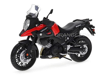 Suzuki V-Strom 1:12 Maisto Vermelho