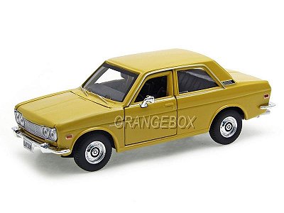 Datsun 510 1971 1:24 Maisto Amarelo