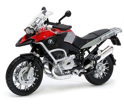 Bmw R1200 GS 1:12 Maisto Vermelho