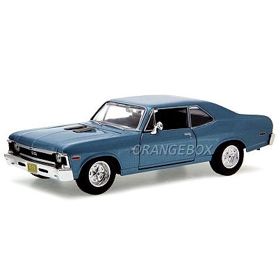 Chevrolet Nova SS 1970 Maisto 1:24 Azul