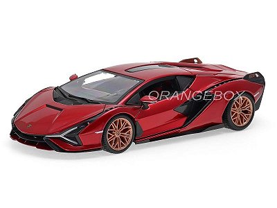 Lamborghini Sian FKP 37 Bburago 1:24 Vermelho