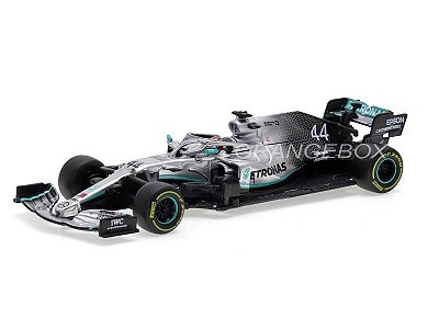 F1 Mercedes Benz AMG W10 EQ Power+ Lewis Hamilton 2019 1:43 Bburago c/ Display