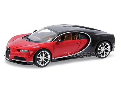 Bugatti Chiron 2016 Bburago 1:18 Vermelho