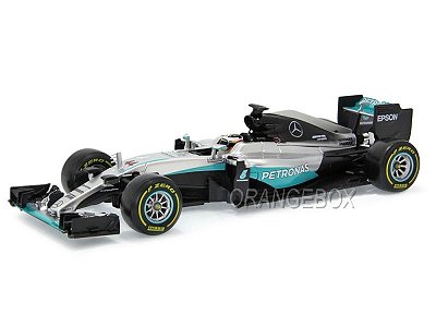 Fórmula 1 Mercedes Benz Petronas F1 W07 Lewis Hamilton Hybrid 2016 1:18 Bburago