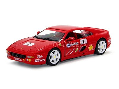 Ferrari F355 Challenge Bburago 1:24 Vermelho