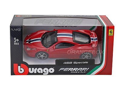 Ferrari 458 Speciale Bburago 1:43 Vermelho