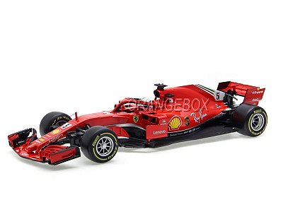 Fórmula 1 Ferrari SF71H N5 Sebastian Vettel 2018 1:18 Bburago