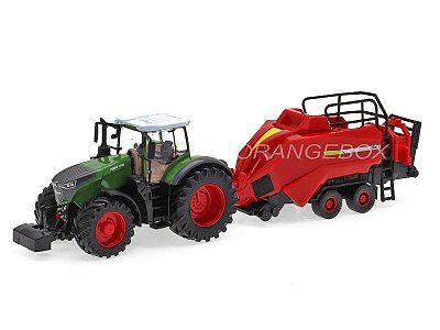 Trator Fendt 1050 Vario + Baler Lifter Bburago 1:50