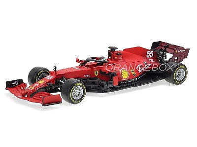 Fórmula 1 Ferrari SF21 Scuderia 2021 Carlos Sainz Jr 1:18 Bburago