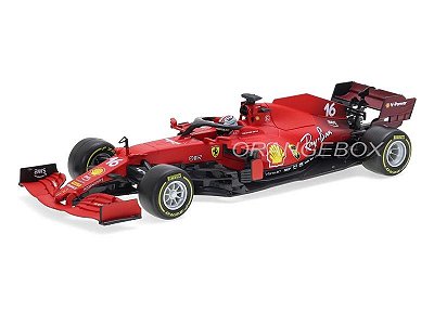 Fórmula 1 Ferrari SF21 Scuderia 2021 Charles Leclerc 1:18 Bburago
