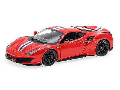 Ferrari 488 Pista Bburago 1:24 Vermelho