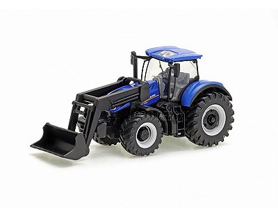 Trator com Pá New Holland T7.315 Bburago 1:32