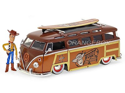 Volkswagen Kombi T1 Bus Toy Story Jada Toys 1:24 + Figura Woody
