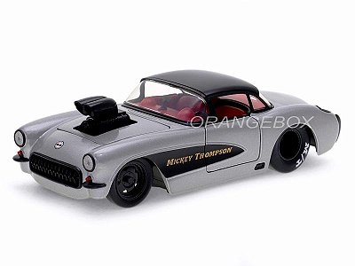 Chevrolet Corvette 1957 Jada Toys 1:24 Cinza