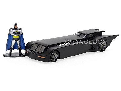 Batman Batmobile Animated Series + Figura Batman 1:32 Jada Toys