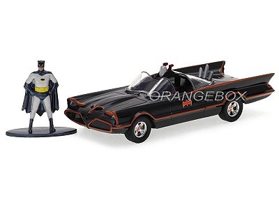 Batman Batmobile 1966 Classic TV + Figura Batman 1:32 Jada Toys