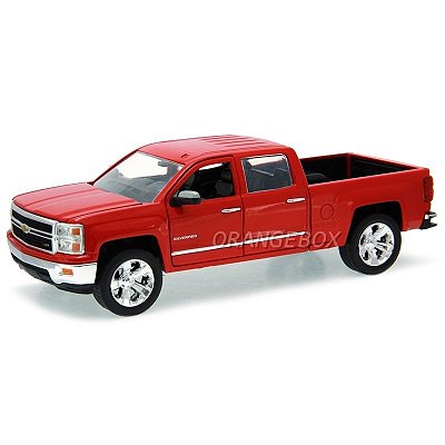 Chevrolet Silverado 2014 Jada Toys 1:24 Vermelho