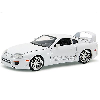 Toyota Supra Fast and Furious 7 Jada Toys 1:24 Branco