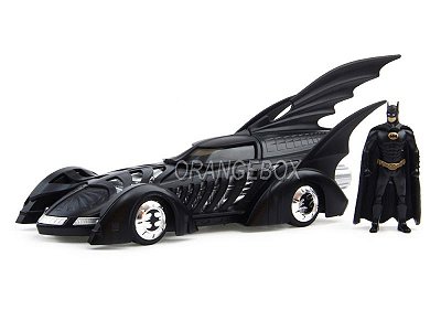 Batman Forever Batmobile + Figura Batman (em metal) Jada Toys 1:24