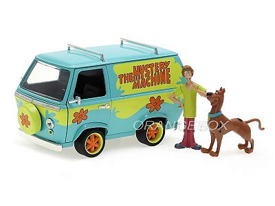 The Mystery Machine + Figuras Scooby Doo e Salsicha 1:24 Jada Toys