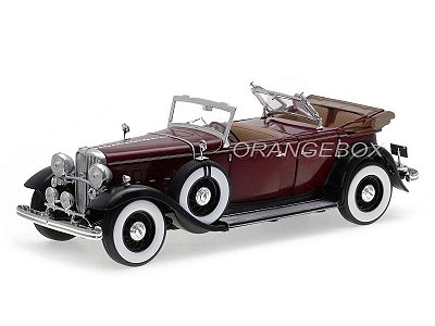Ford Lincoln KB Top Down 1932 Sunstar Platinum 1:18 Marrom