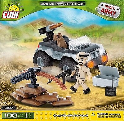 Blocos para Montar Jeep Mobile Infantry Post Cobi