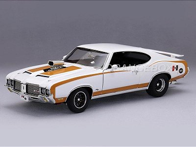 Oldsmobile 442 1972 Hurst Drag Outlaw Edição Limitada 1:18 Acme Branco