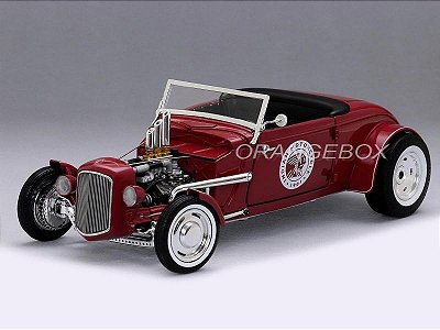 Hot Rod Roadster 1934 Indian Motorcycle 1:18 GMP