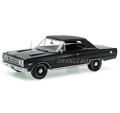 Plymouth Belvedere GTX 1967 Conversível Tommy Boy 1:18 Greenlight  Preto