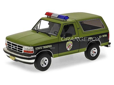 Ford Bronco 1996 Maryland State Police 1:18 Greenlight
