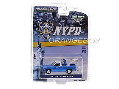 GMC Sierra K2500 1987 Guincho NYPD 1:64 Greenlight