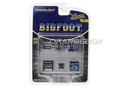 Kit Oficina Bigfoot Monster Truck 1:64 Greenlight