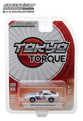 Datsun 240Z Rally 1970 Tokyo Torque Series 3 Greenlight 1:64